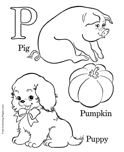 Alphabet Coloring Pages Abc Sheets Pictures Blank