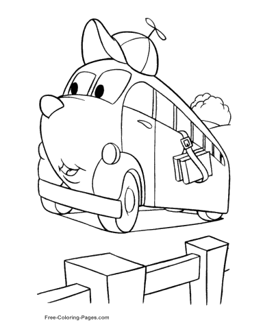 Cars Coloring Pages Cartoon
