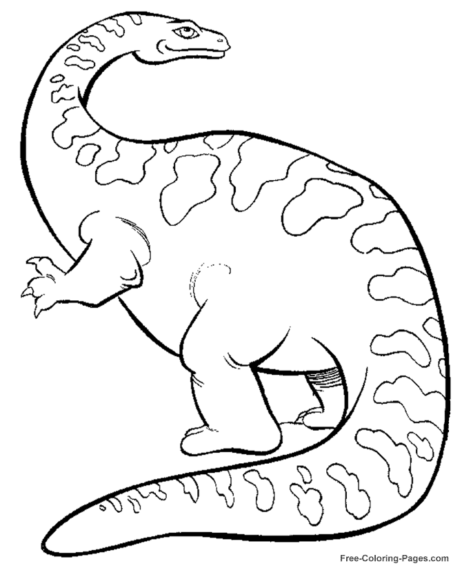 Dinosaur coloring pages - Print and color