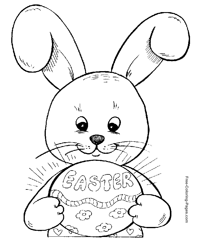 Coloring Pages Good Easter Bunny Elsa