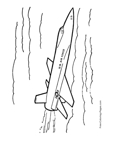 coloring pages of an airplane