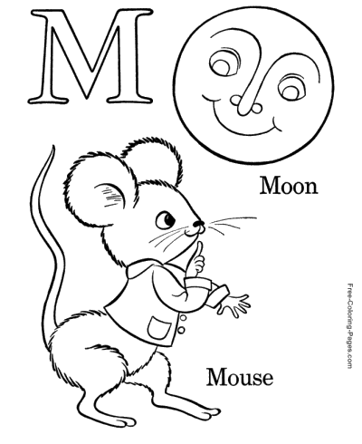 Alphabet coloring pages - ABC sheets and pictures!