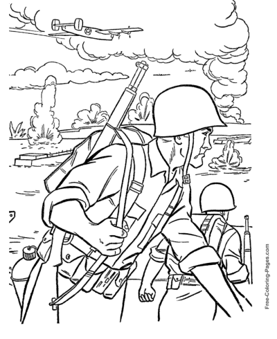 Armed Forces coloring pages