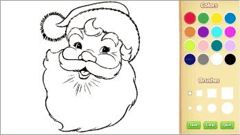 Online Christmas Coloring Color Pictures Online