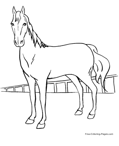 horse coloring pages sheets and pictures