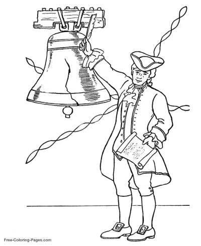 Independence Day coloring page Liberty Bell