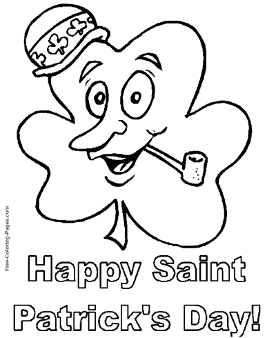 st patrick´s day coloring pages