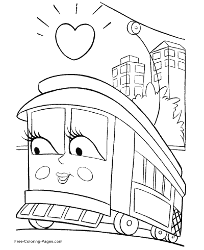 Coloring Picture Of Train / Trains Coloring Pages Free Coloring Pages