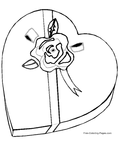 public domain valentines day printable coloring pages